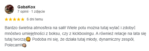 Kratos klub sportów walki opinia