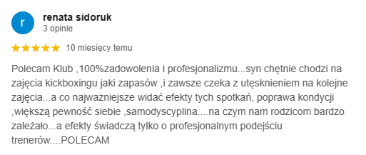 Kratos klub sportów walki opinia